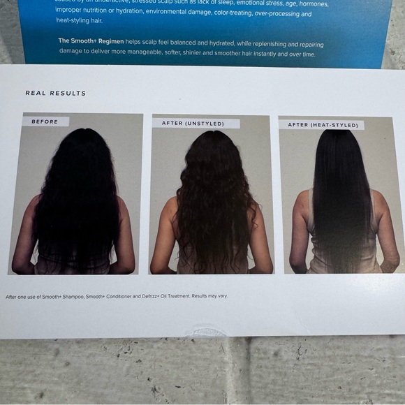 NEW!! R+F Rodan and Fields SMOOTH 3pc SAMPLE Shampoo Conditioner & Treatment - Picture 4 of 7